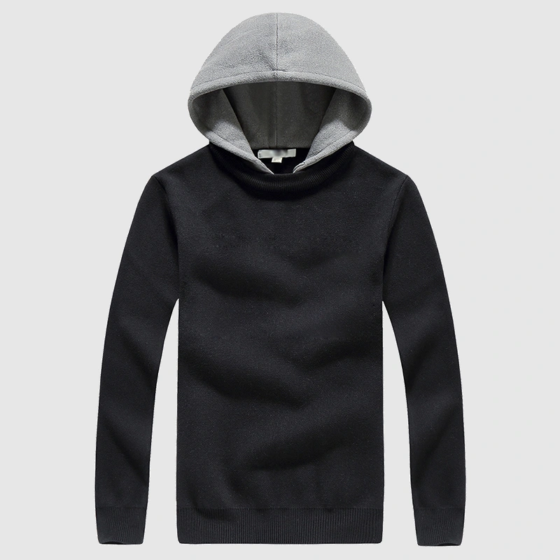 Men's Hoodie Knitted Pullover Coat