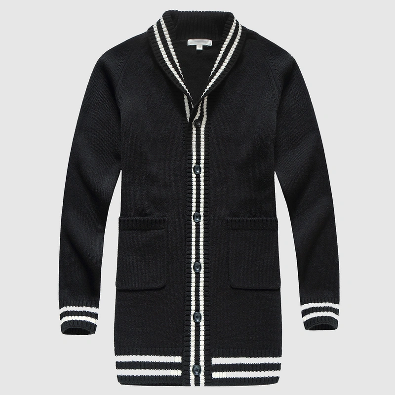 Men's Long Style Cardigan