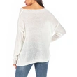 Ladies Semi-Sheer Knitted Pullover