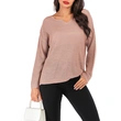 Ladies Semi-Sheer Knitted Pullover