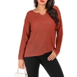Ladies Semi-Sheer Knitted Pullover