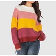 Multi-Color Block Pullover