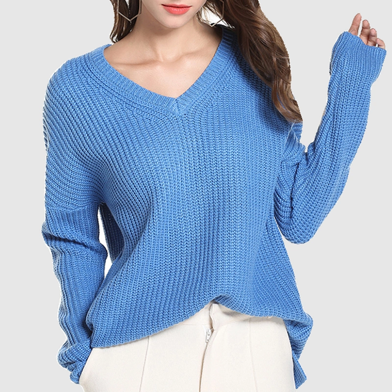 V neck Loose Sweater