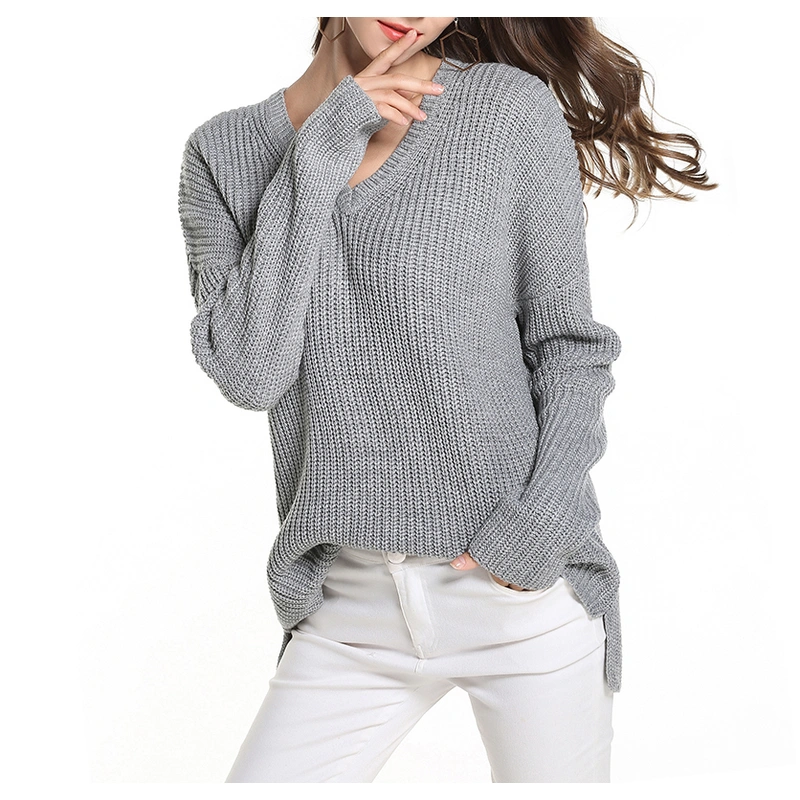 V neck Loose Sweater
