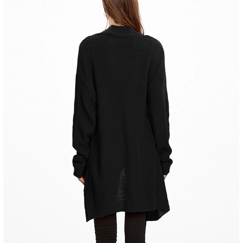 Knitted Long cardigan coat