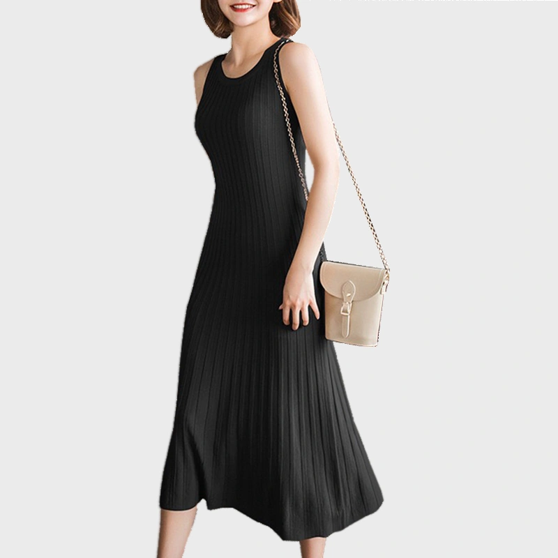 Ladies Sleeveless knitted dress