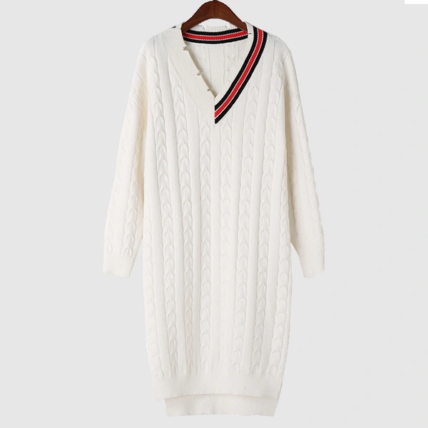 Loose Fit Long Knitted Dress