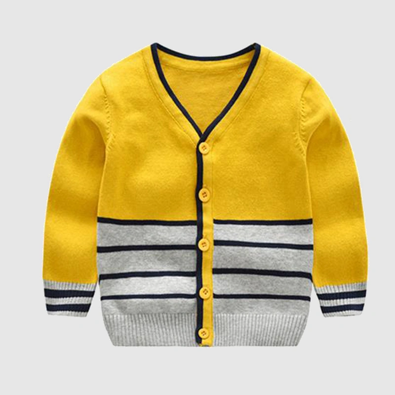Children's Color Block Cardigan