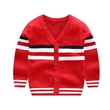 Children's Color Block Cardigan