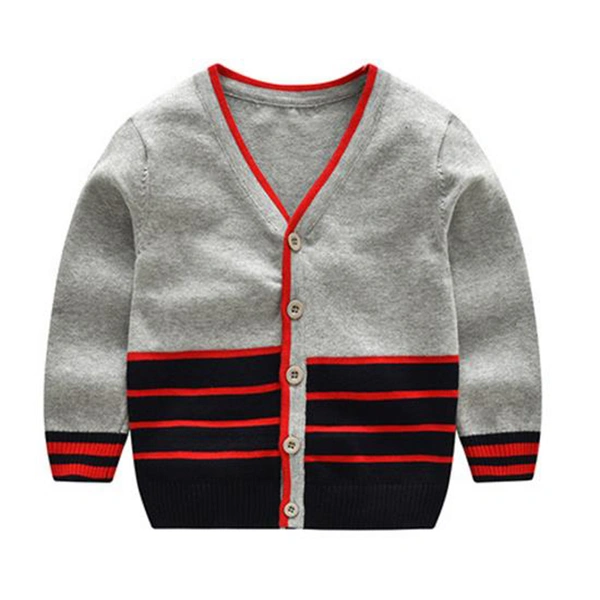 Children's Color Block Cardigan