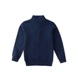 Boy's Knit Half Cardigan with zipper
