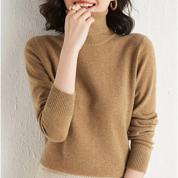 Women's 100% cashmere pullover sweater