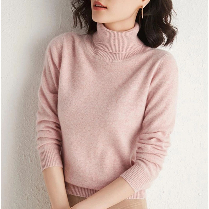Women's 100% cashmere pullover sweater