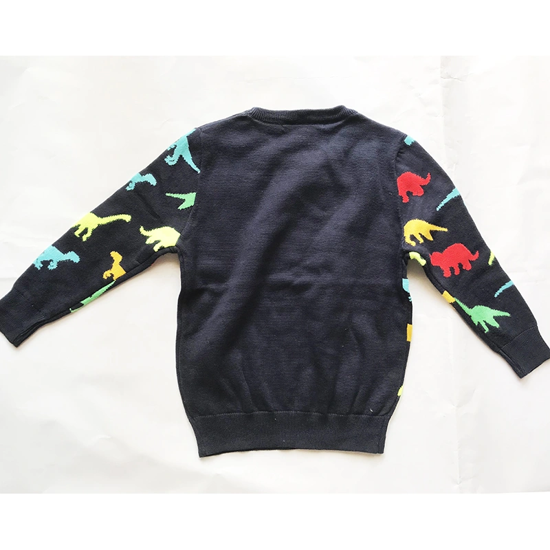 Children's Animal Print Knitted Pullover