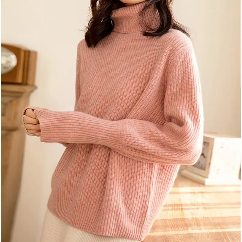Cashmere Turtleneck Pullover sweater