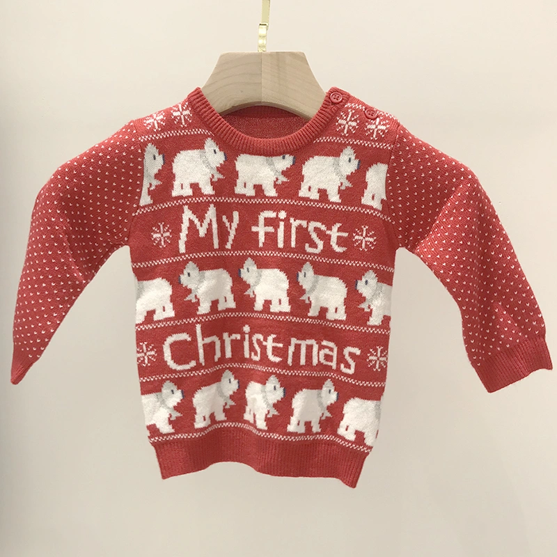 Kids Jacquard Christmas sweater