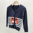 Kids knit cardigan sweater