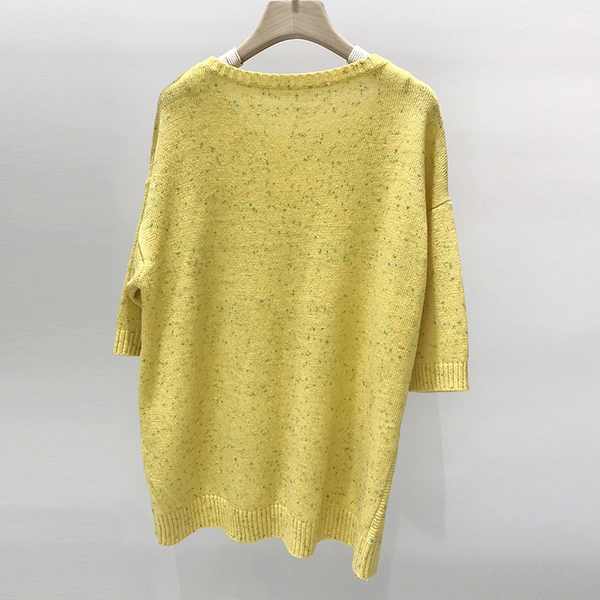 Ladies Melange pullover knitwear