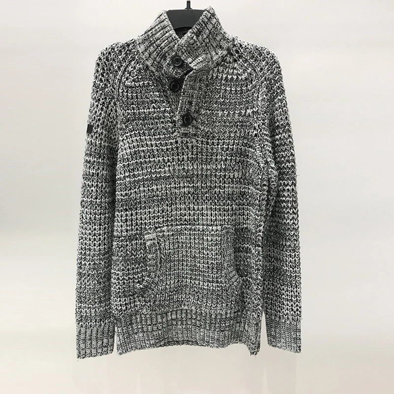 Men's Thick knit Pullover Coat