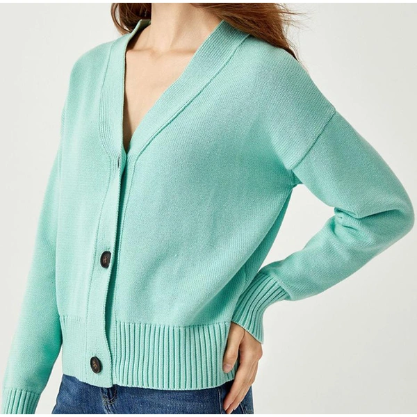 Women's V neck Cardigan