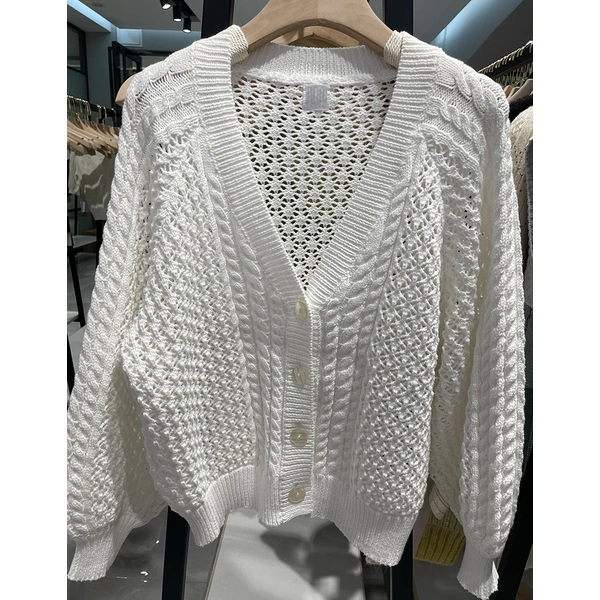 crochet knitted cardigan