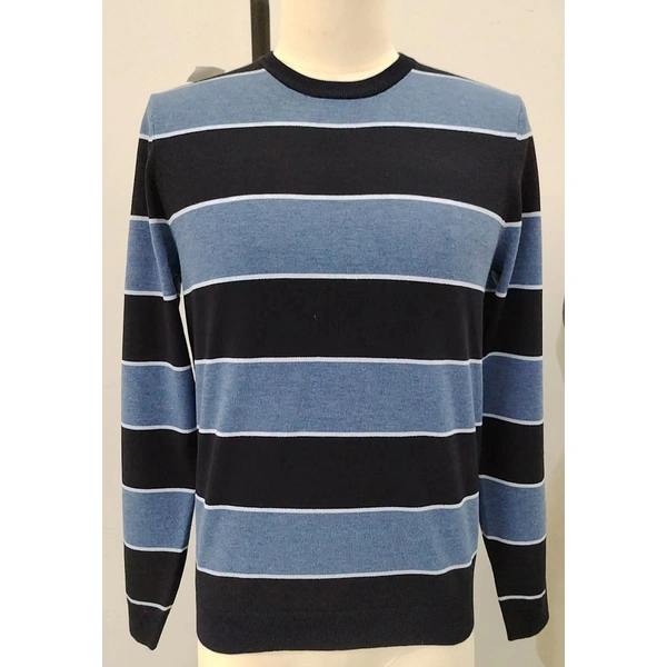 Men's  stripe pullover sweater
