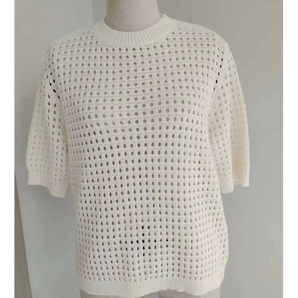 Crochet T- shirt knitwear