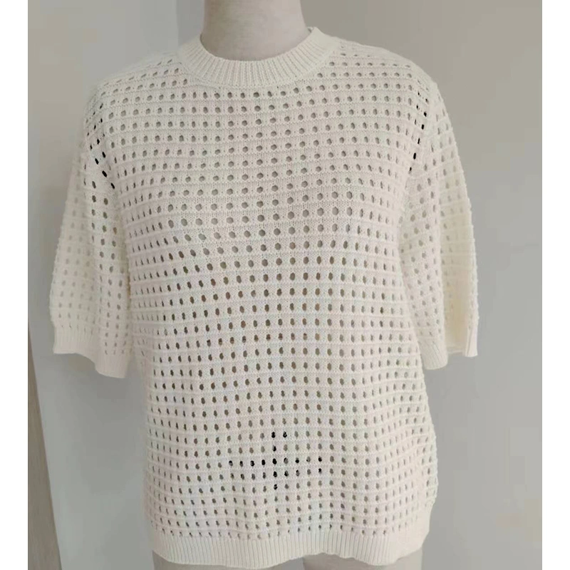 Crochet T- shirt knitwear