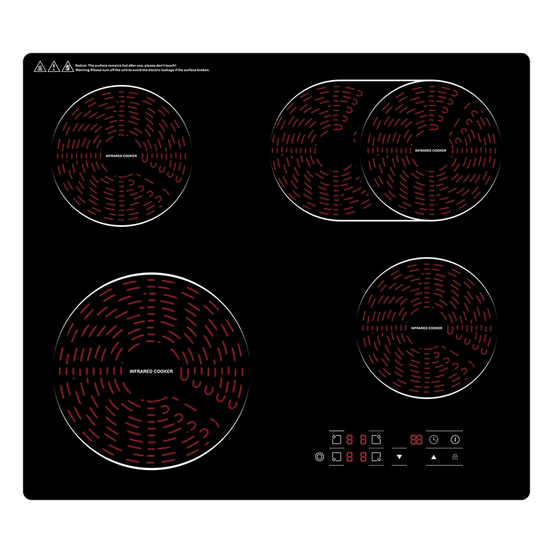 4 مناطق مدمجة في بوتاجاز سيراميك 