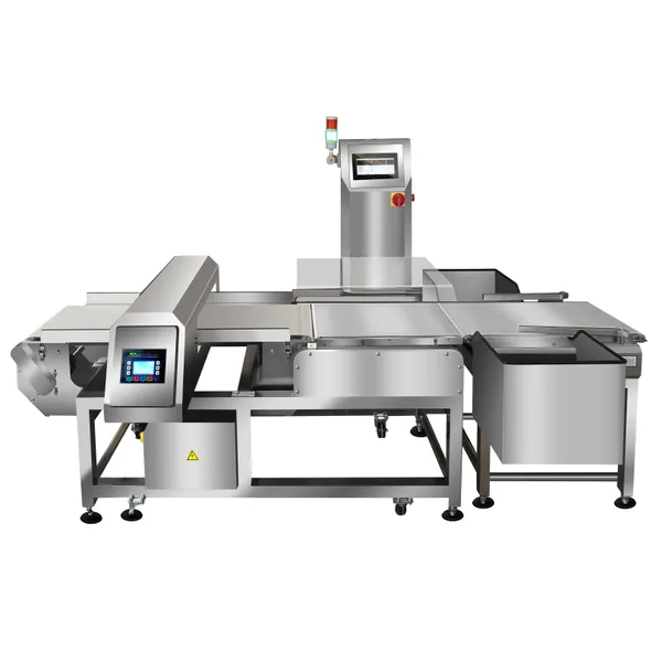Metal detector combo checkweigher