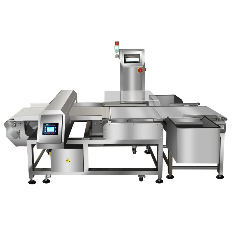 Metal detector combo checkweigher