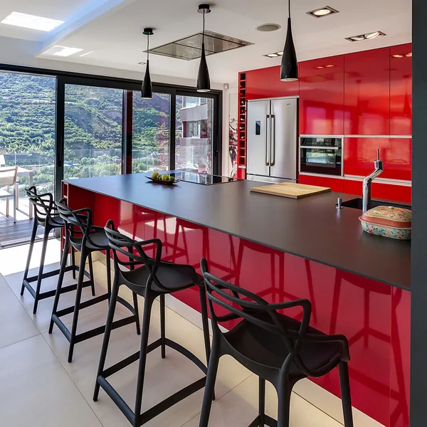 sintered stone countertop kitchen cabinet