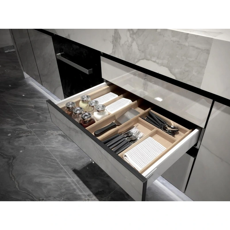 sintered stone countertop kitchen cabinet