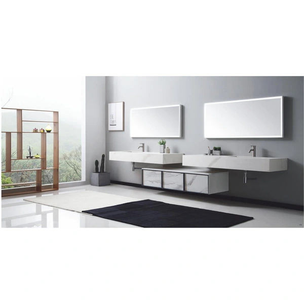 Sintered stone countertop bathroom cabinet