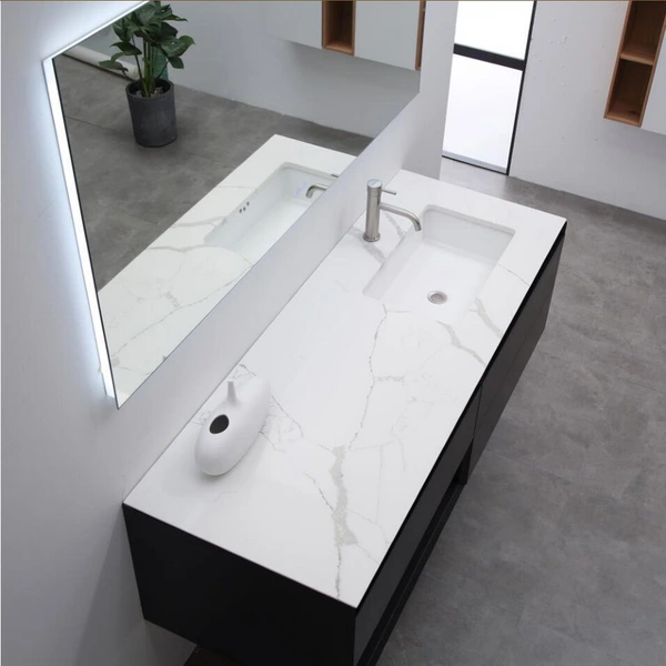 Sintered stone countertop bathroom cabinet