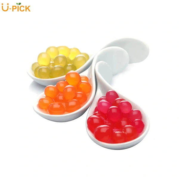 果汁口味爆炸波霸散装台湾波霸球批发  