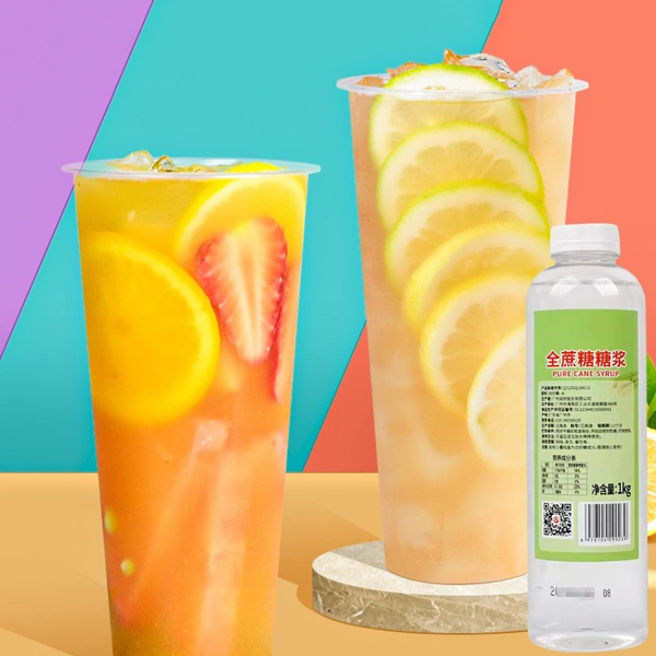 1kg xi-rô trà bong bóng xi-rô mía lỏng tinh chế chất lượng cao