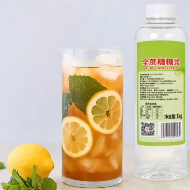 1kg xi-rô trà bong bóng xi-rô mía lỏng tinh chế chất lượng cao