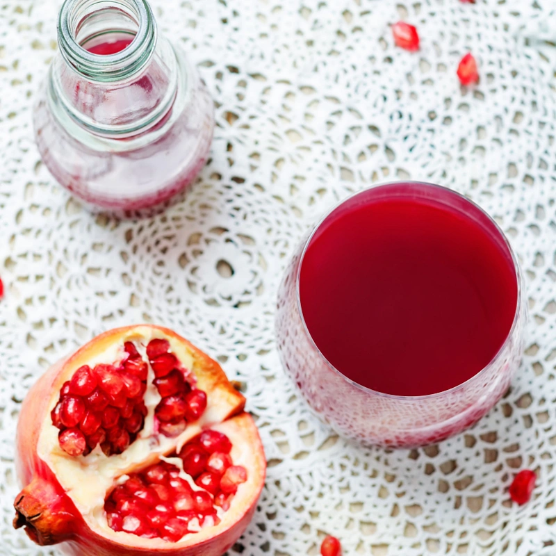 Pomegranate pulp 90% juice content fruit juice for milk tea Drinks