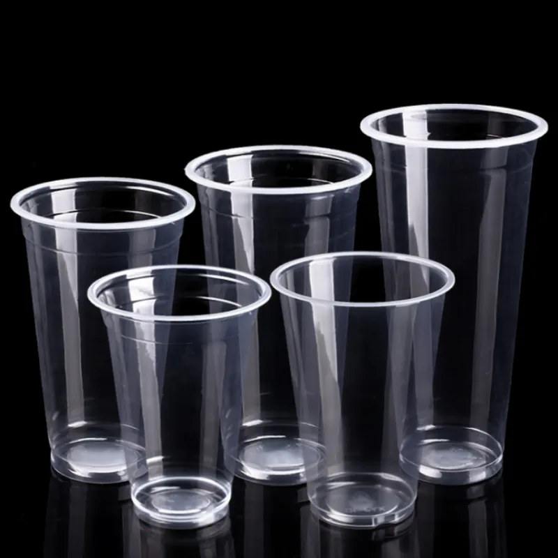 Cốc trà sữa dùng một lần cỡ nòng 90 cốc uống cốc nhựa thương mại