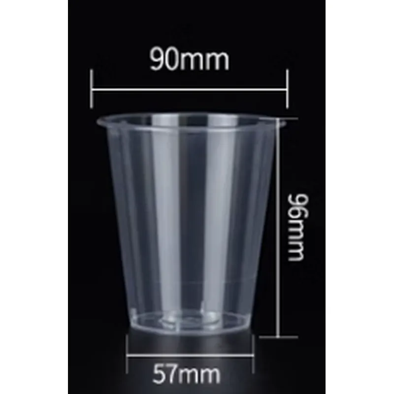 印刷徽标定制 13 盎司透明冷热饮 PP 一次性