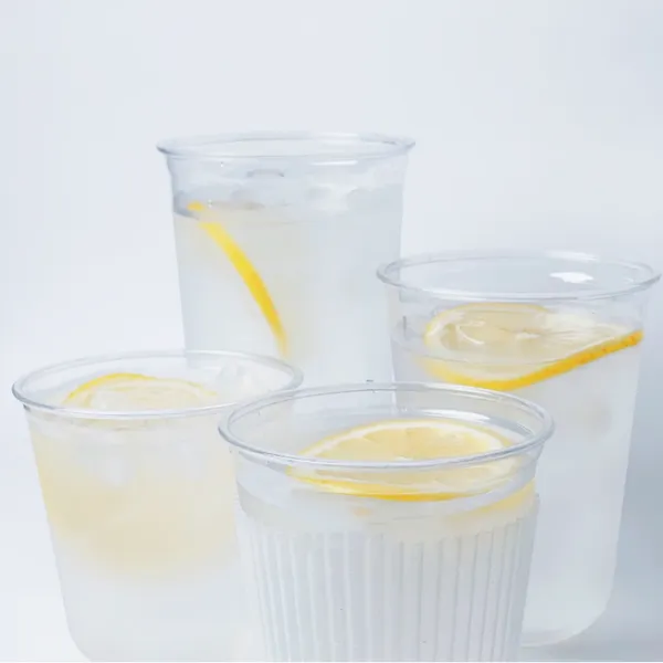 cốc trong suốt dùng một lần cốc sinh tố cupcake 360ml hình chữ u  