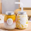 cốc trà sữa chai dùng một lần có nắp nước trái cây chai nước giải khát đồ uống  