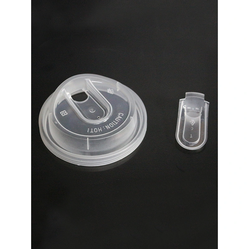 Disposable multi-function leakproof plastic cup lid for milk tea shop