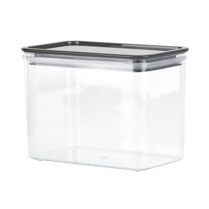 hộp bột trái cây cửa hàng trà sữa nhựa vuông lưu trữ hộp kín