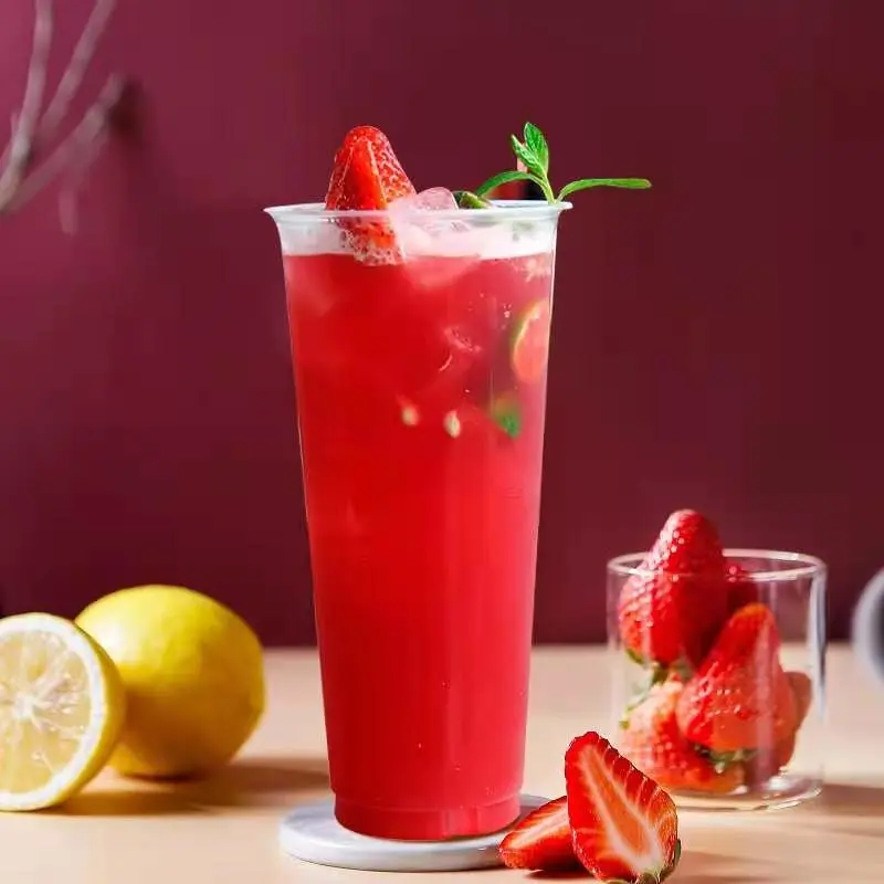 Strawberry Jam Pulp Fruit Filling Baked Cake Bread 