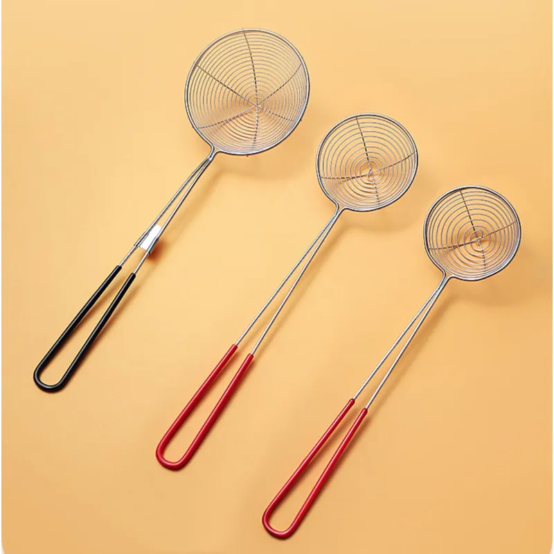 Trà sữa trân châu inox thìa có rãnh bột ngọc trai thìa tròn