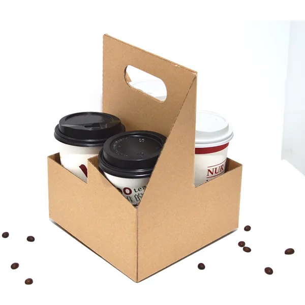 gói cà phê mang đi người giữ cốc người giữ cốc tay giấy kraft