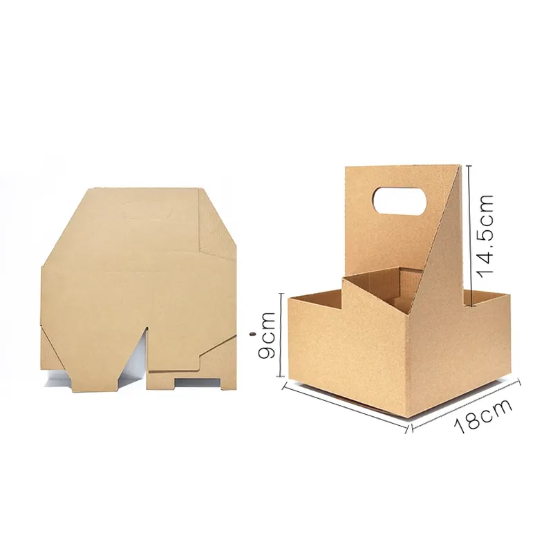 gói cà phê mang đi người giữ cốc người giữ cốc tay giấy kraft