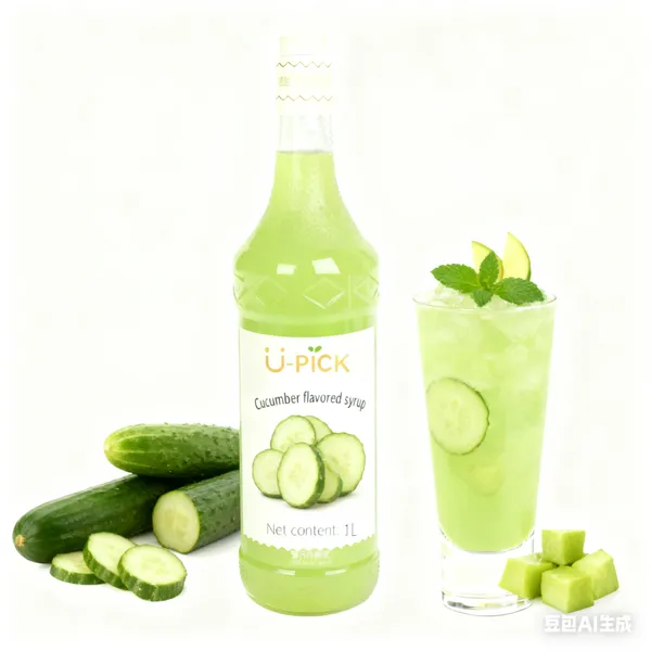 Cucumber flavored syrup